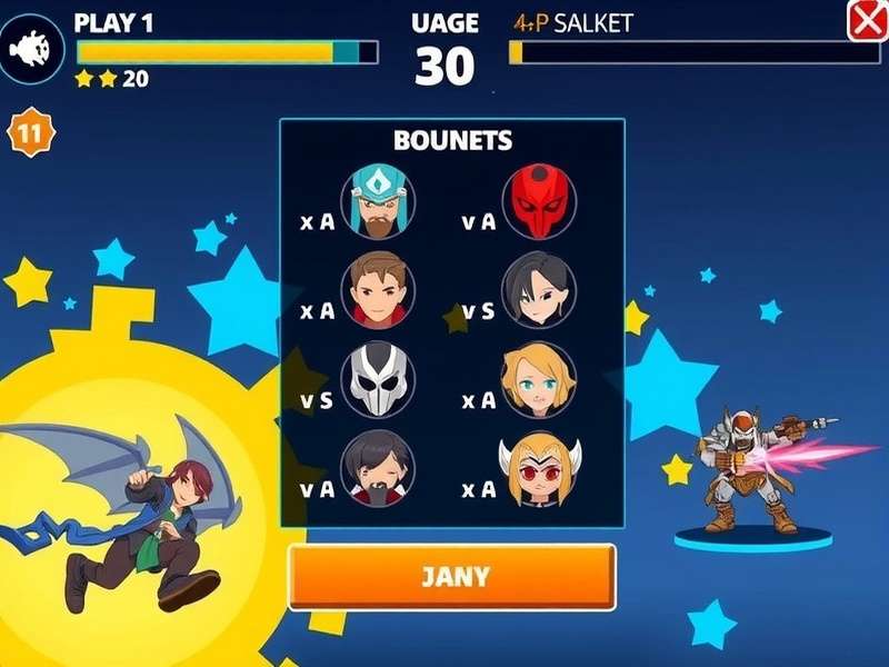 Dynamic Blasters multiplayer battle scene