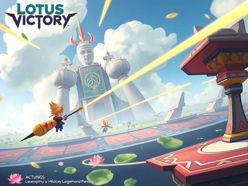 Lotus Victory gameplay screenshot showing strategic elements