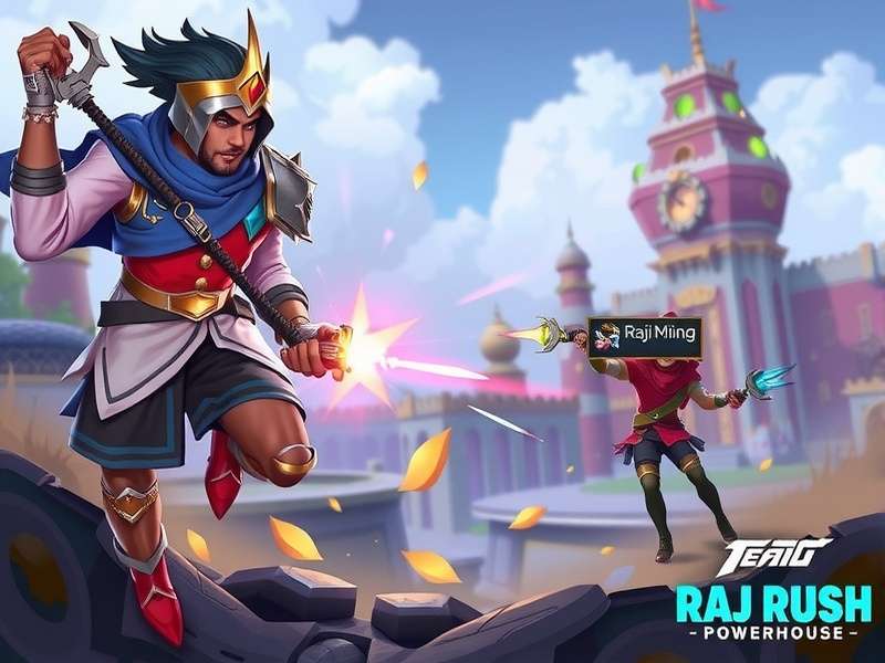 Raj Rush Powerhouse Game Interface