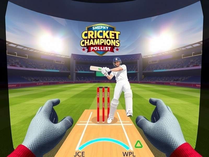 VR Cricket Champions tournament mode