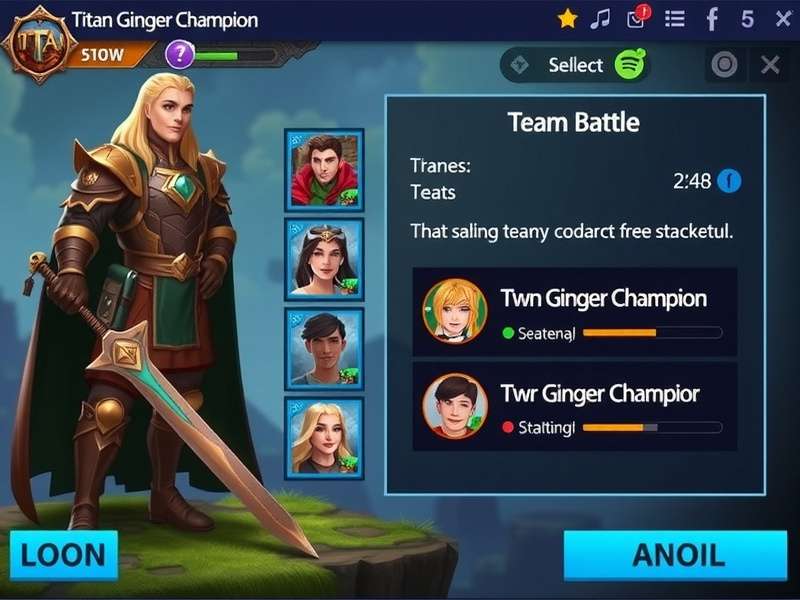 Titan Ginger Champion team battle strategy illustration