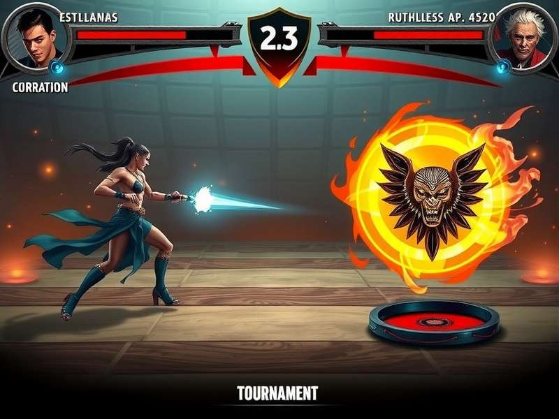 Ruthless Champion gameplay screenshot showing intense combat