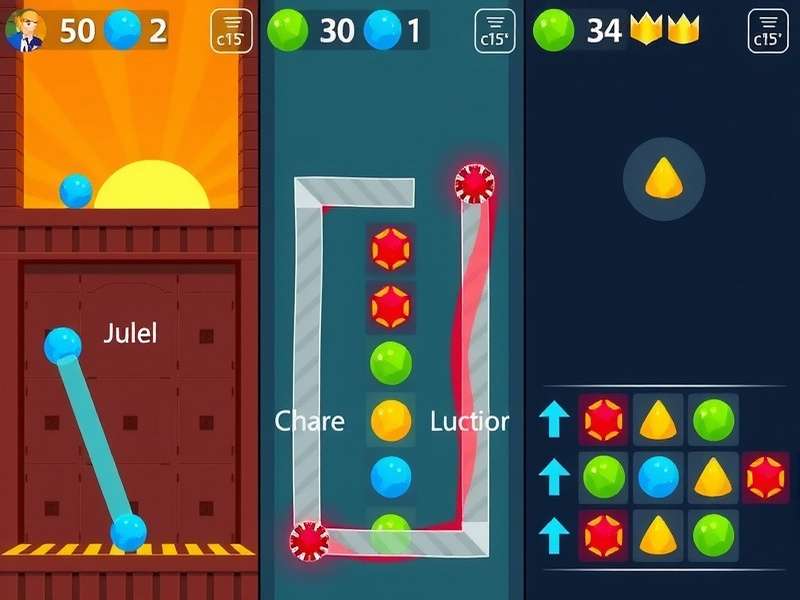 Ball Control King level progression showing different obstacles