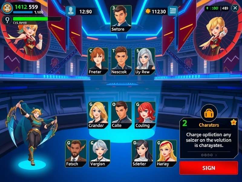 Charge Champion Master character roster display