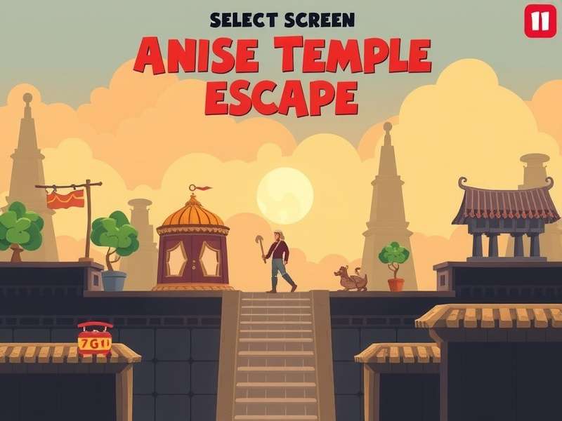 Anise Temple Escape character selection screen