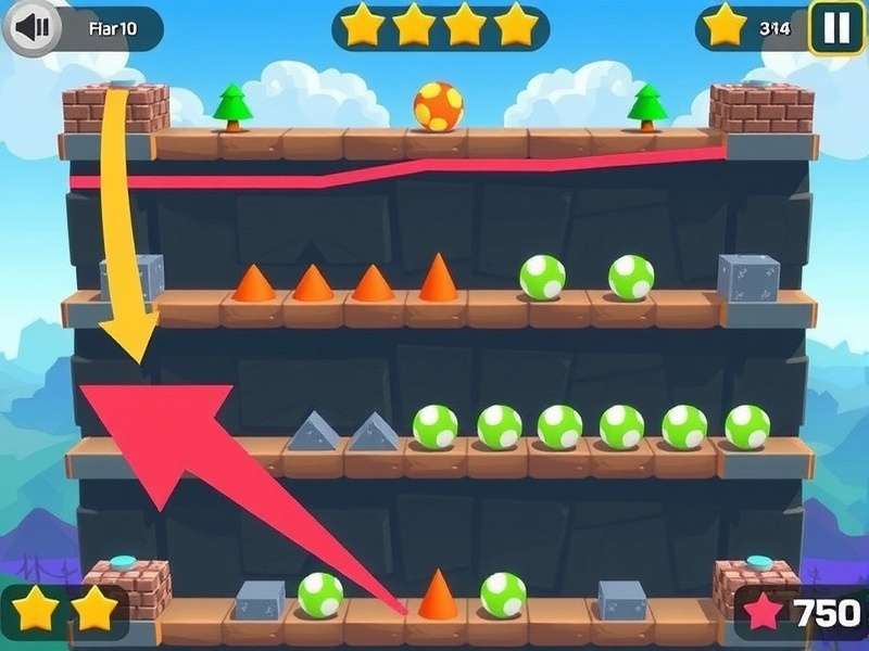 Ball Control King strategy illustration showing optimal paths