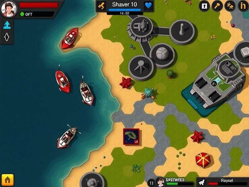 Shoreline Strife Gameplay Screenshot