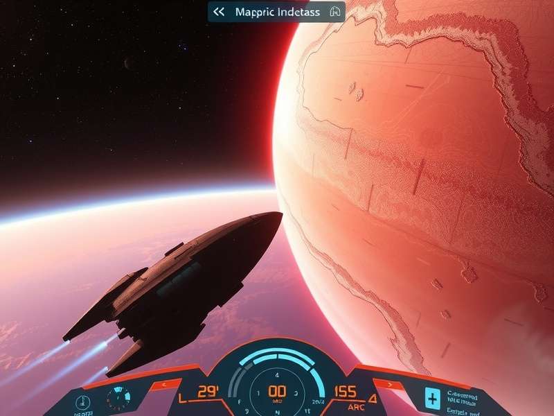 Mapusa Cosmic Odyssey spaceship exploration scene