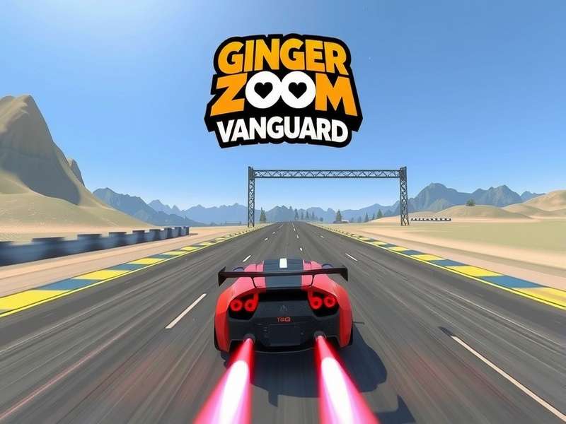 Ginger Zoom Vanguard gameplay screenshot showing racing action