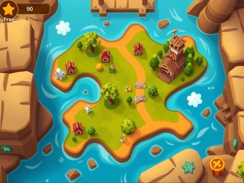 Choco Treasure Trail gameplay screenshot showing treasure hunt interface