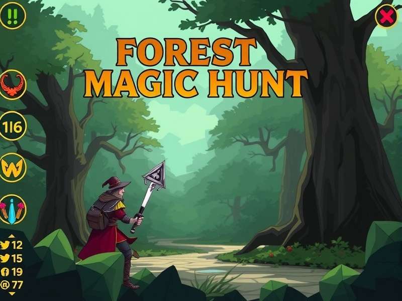 Forest Magic Hunt Game Main Screen