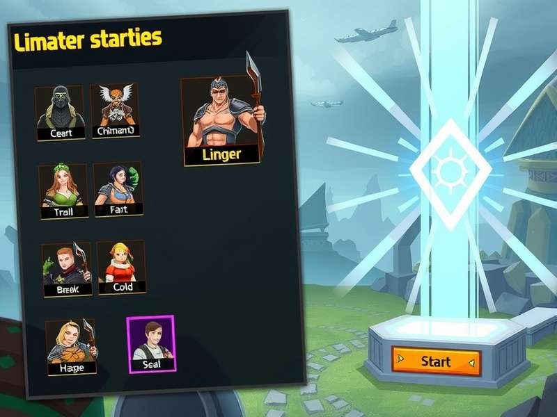 Titan Ginger Champion gameplay screenshot showing character selection