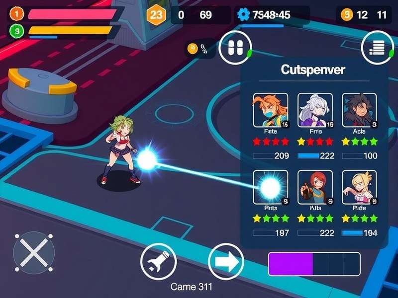 Dynamic Blasters gameplay screenshot showing character selection