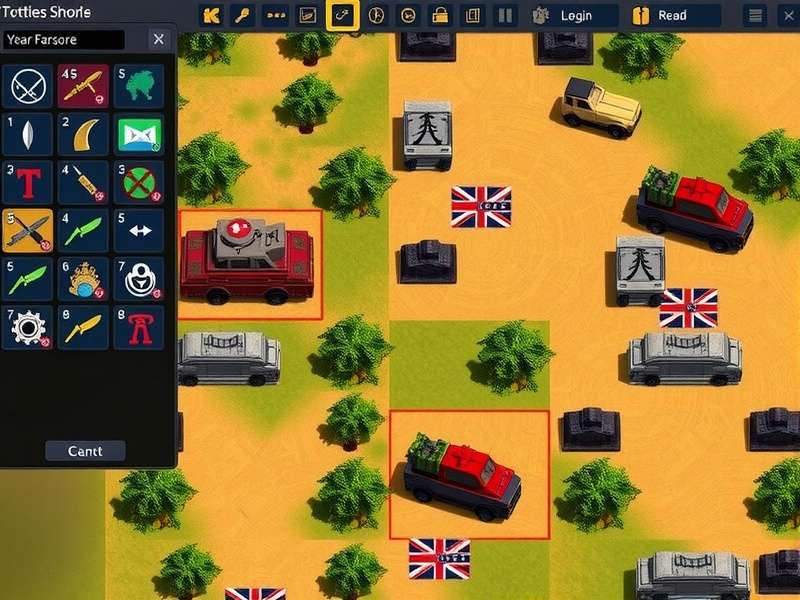 Rajasthan Rifles Siege battlefield screenshot showing fortifications