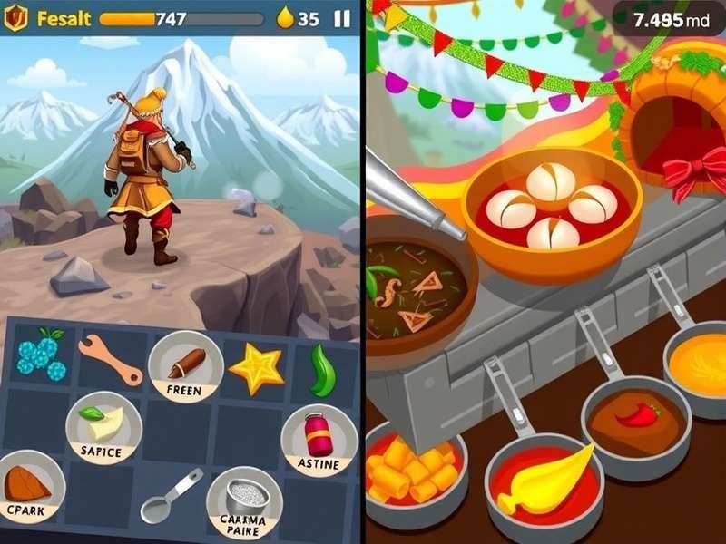 Tandoori Trek Challenge festival level with colorful decorations