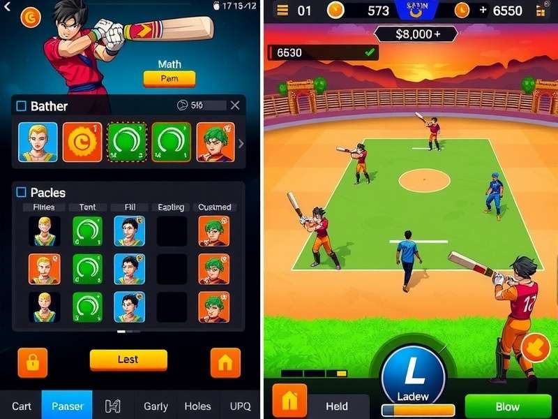 Desi Tiger Ball Battle strategy screen showing field placements