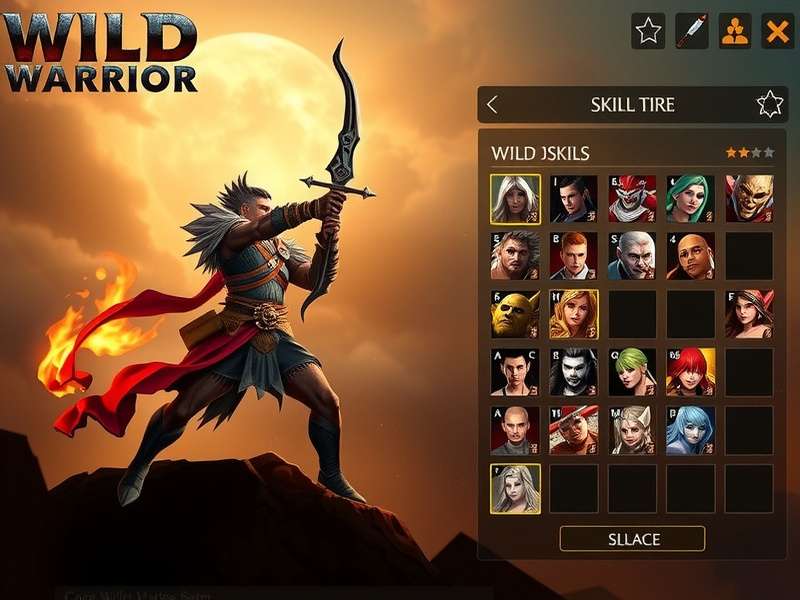 Wild Warrior gameplay screenshot showing combat
