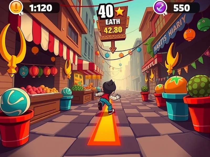 Chili Dash Master power-ups and obstacles