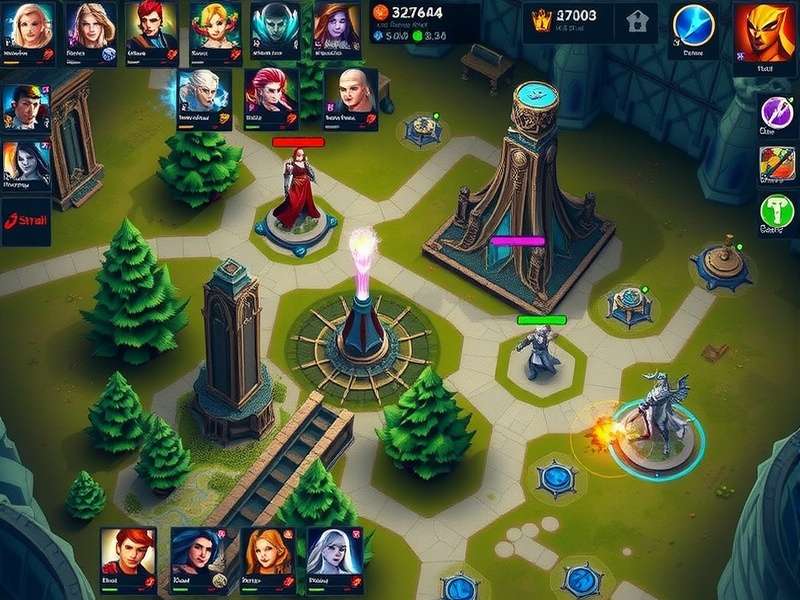 Astral Ace strategy map showing objective locations and movement patterns