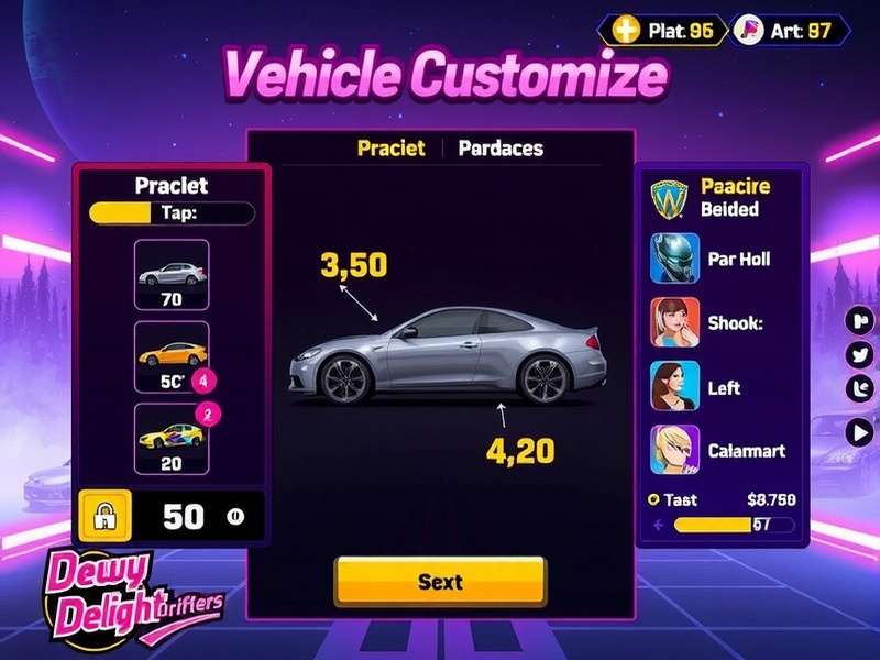 Dewy Delight Drifters Game Cover Art