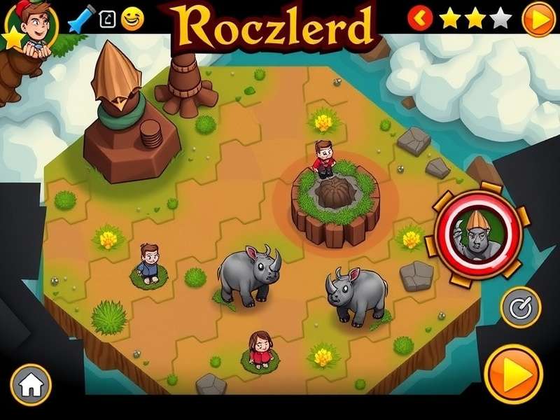 Rhino Land Explorer Puzzle Solving