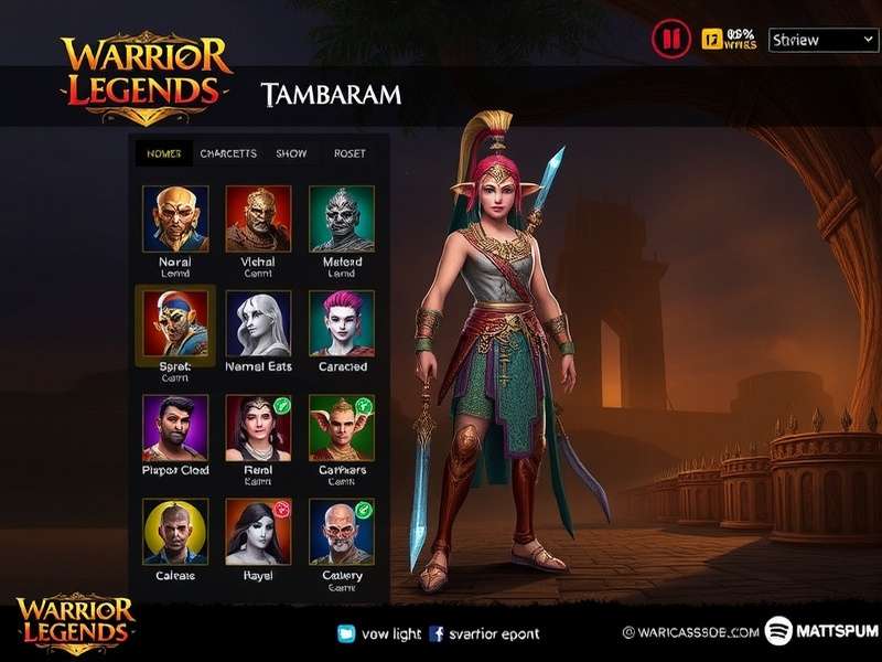 Warrior Legends Tambaram Character Customization
