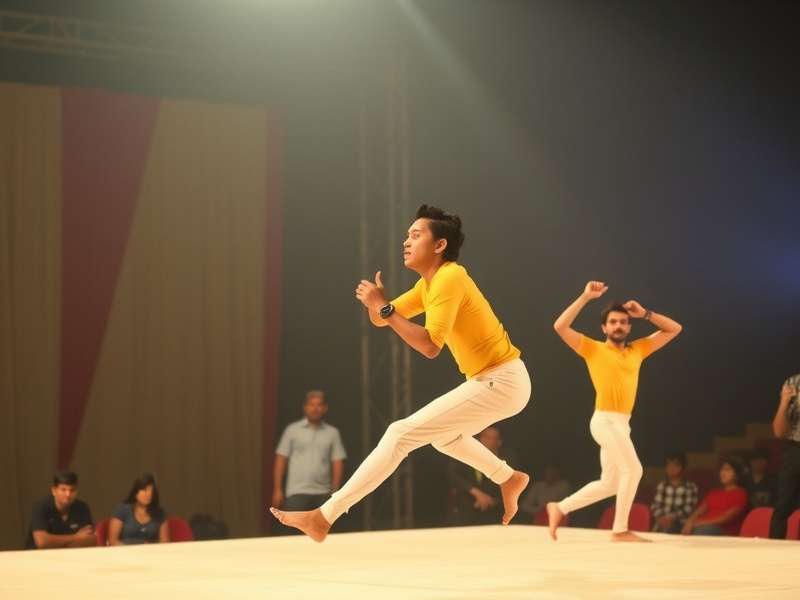 Historical development of Amritsar Gymnastics Stars showing early practitioners