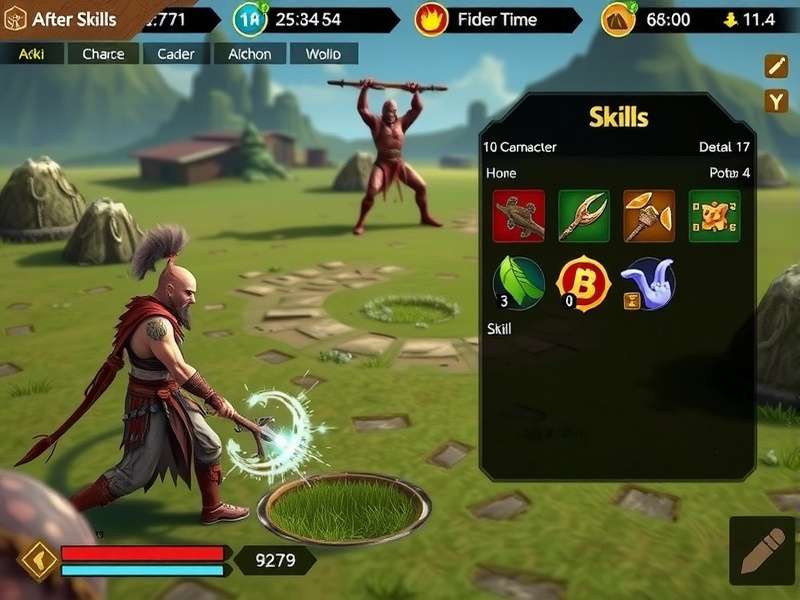 Wild Warrior skill tree interface