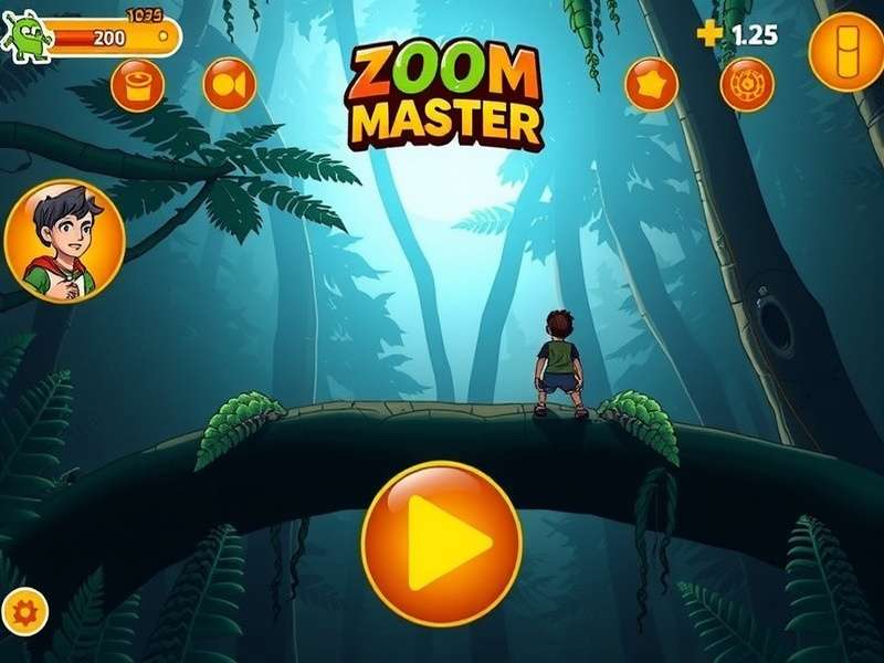 Jungle Zoom Master character selection screen showing various avatars