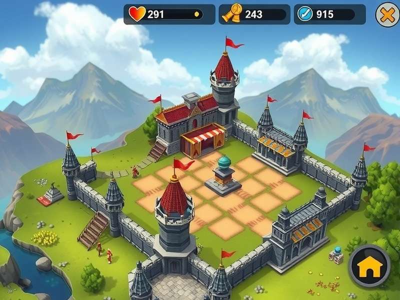 Anise Castle Siege gameplay screenshot showing castle defense mechanics