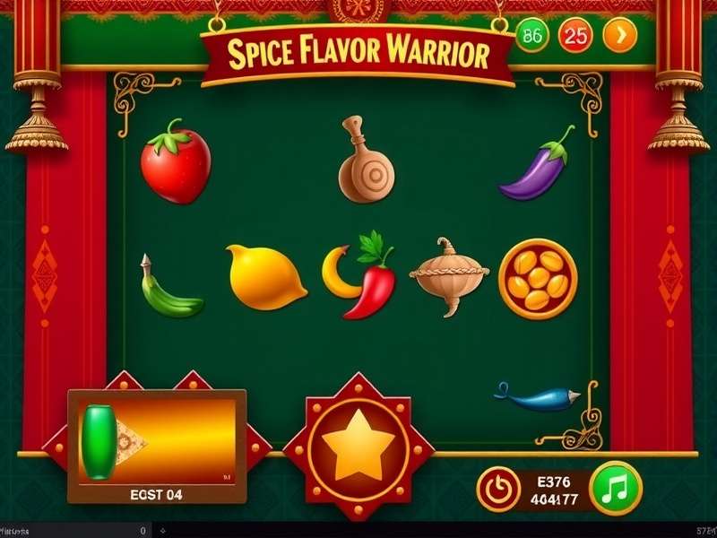 Indian Flavor Warrior Game Main Screen