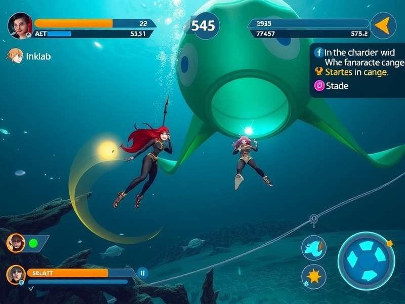 Sea Siren Showdown Spectacle gameplay screenshot showing underwater battle