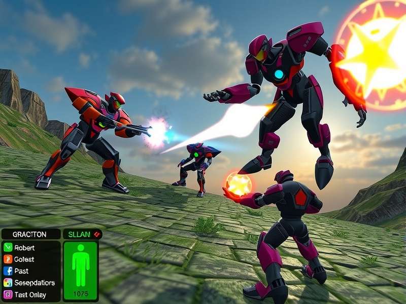 Kol Robo Siege Dominator gameplay screenshot showing robot battle