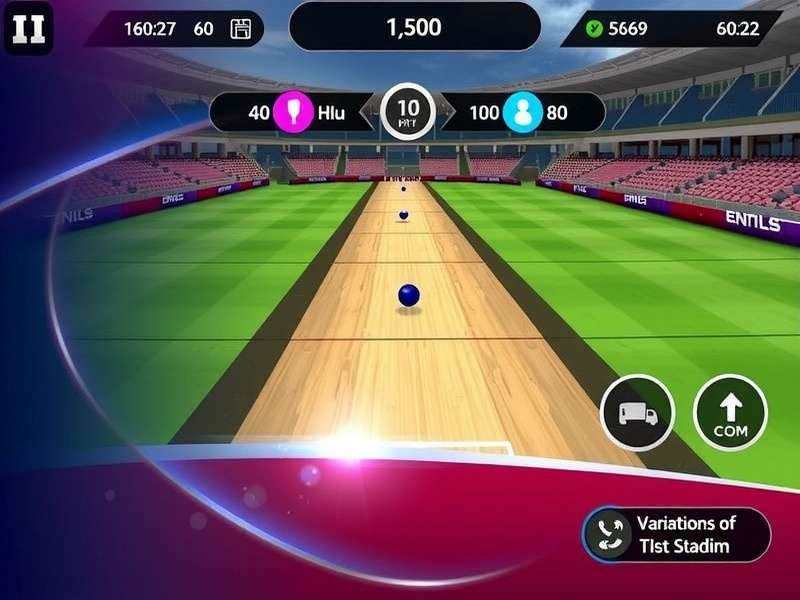 India Bowling Legends control interface and gameplay mechanics
