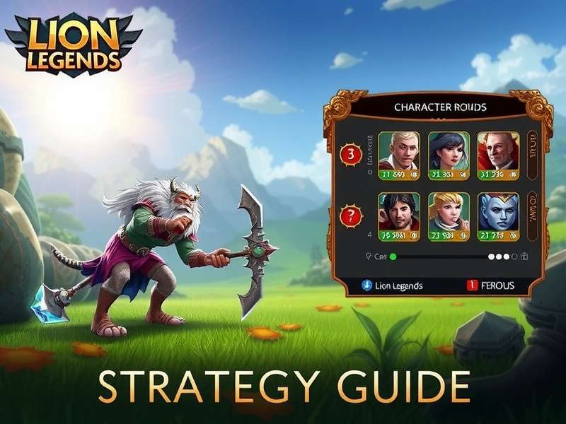 Lion Legends Gameplay Screenshot showing character and environment