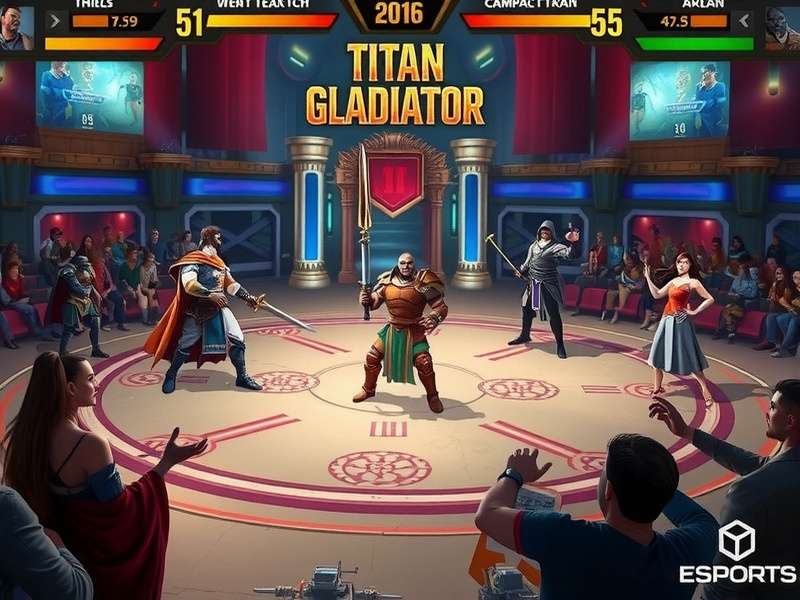 Dominator Titan Gladiator arena showcasing detailed environment design