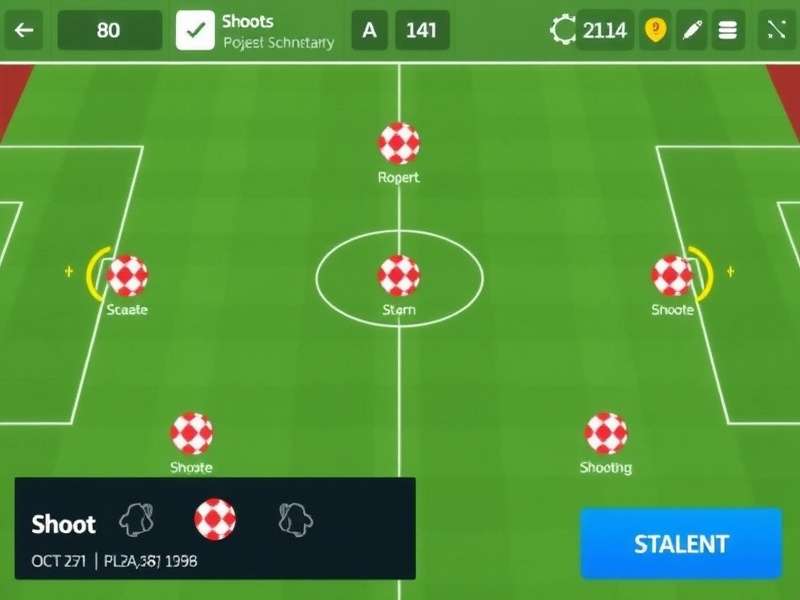 FIFA Mobile Tactician shooting mechanics demonstration