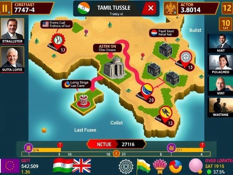 Tamil Nadu Tussle economic strategy visualization