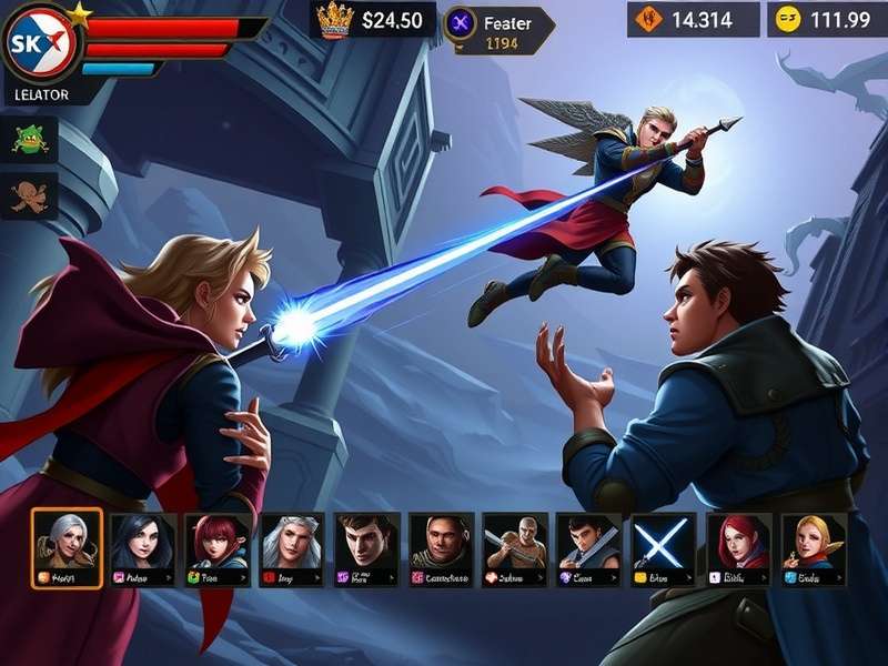 Strategic gameplay moment in Champion Mace Legends