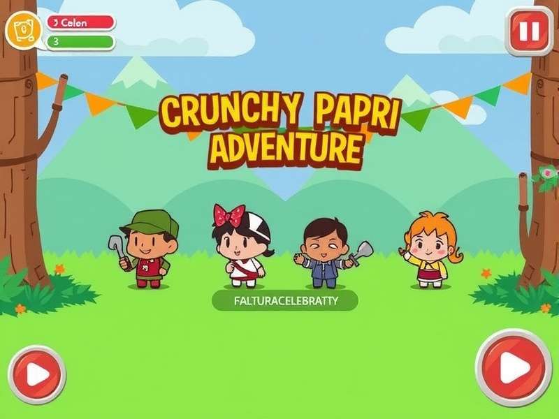 Crunchy Papri Adventure gameplay screenshot