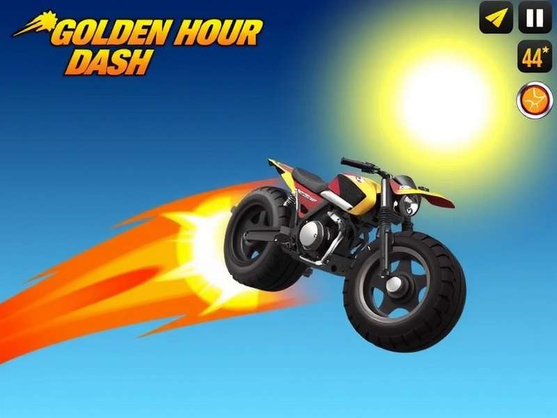 Golden Hour Dash Game Screenshot