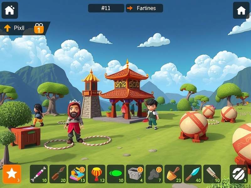 Pixel Crafting Pro advanced crafting interface with multiple workstations