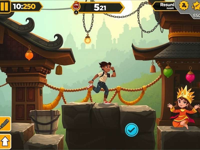 Raju the Runner character from Spice Surge Run