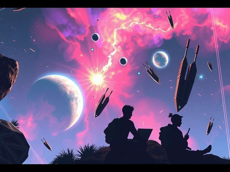 Astral Wanderlust gameplay showing cosmic exploration