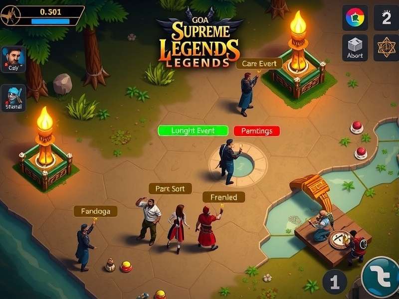 Goa Supreme Legends strategy map showing tactical positions