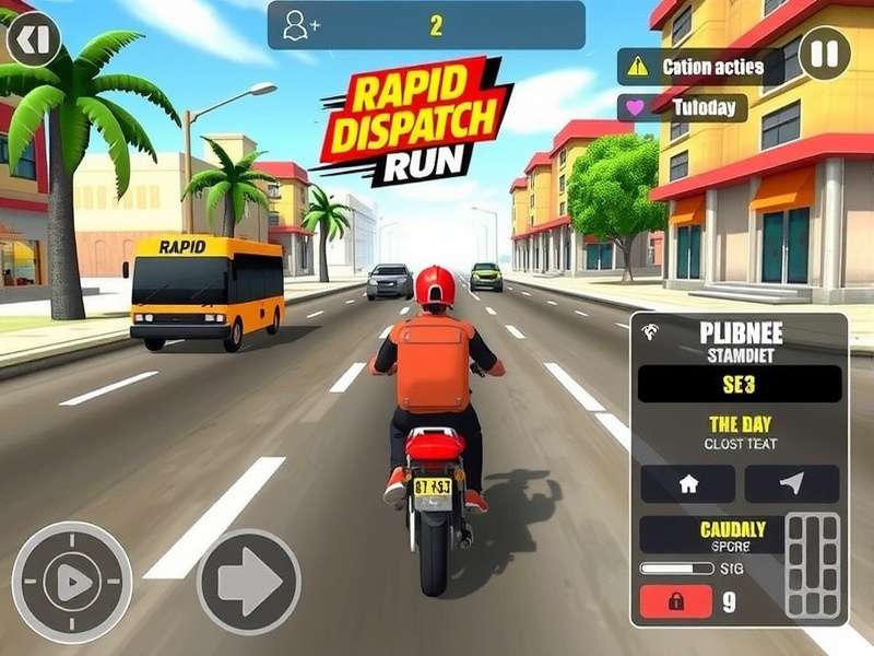 Rapid Dispatch Run control interface and HUD elements