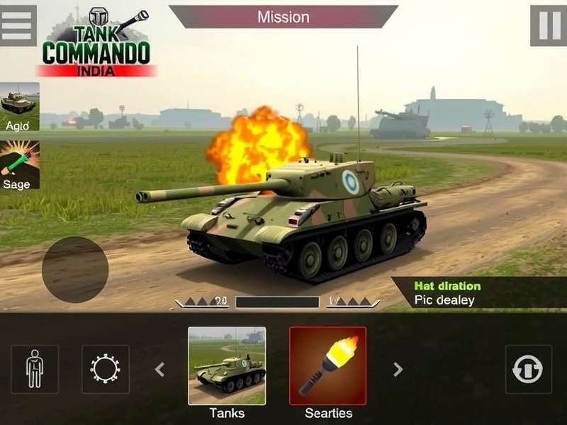 Tank customization screen in Tank Commando India