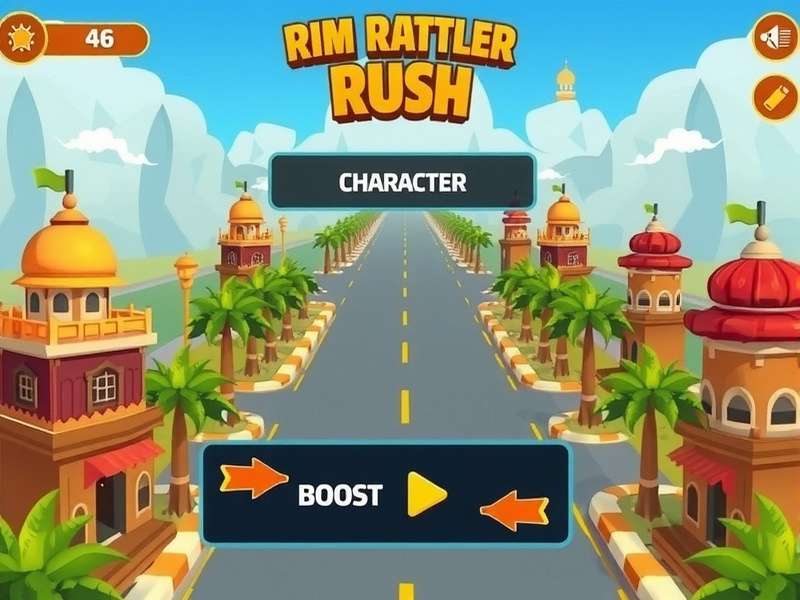 Rim Rattler Rush character selection screen