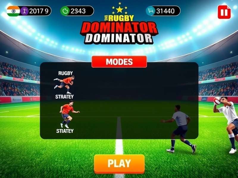 Indian Rugby Dominator strategy formation screen