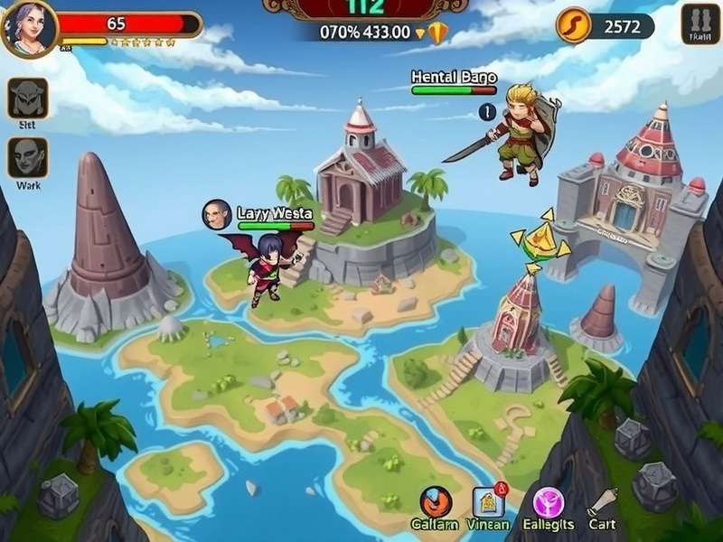 Laya Heroic Saga gameplay screenshot showing character combat